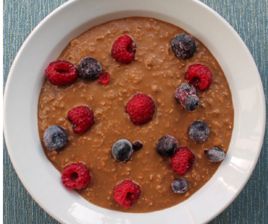 Chocolate Protien Oats & Berry