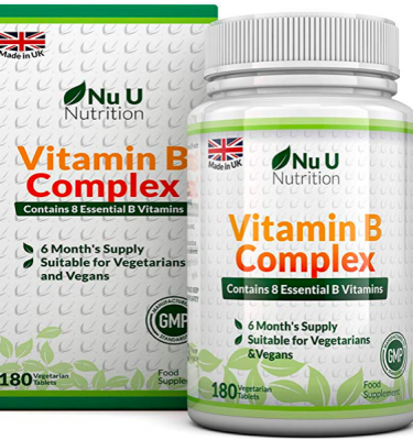 Vitamin B Complex 180 tablets 6 Month Supply Vegetarian & Vegan