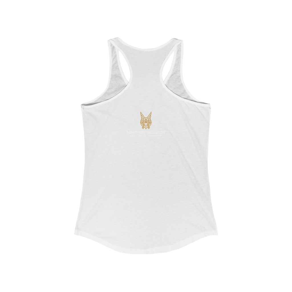 Super Kettlebell Racerback Tank- Blue or White - Image 4