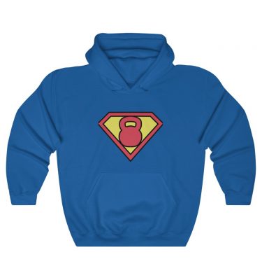 "Super Kettlebell" Unisex Heavy Blend™ Hooded Sweatshirt