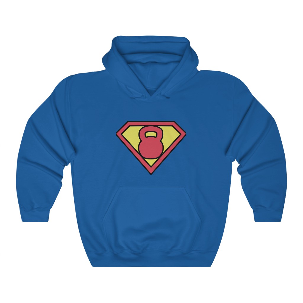 "Super Kettlebell" Unisex Heavy Blend™ Hooded Sweatshirt