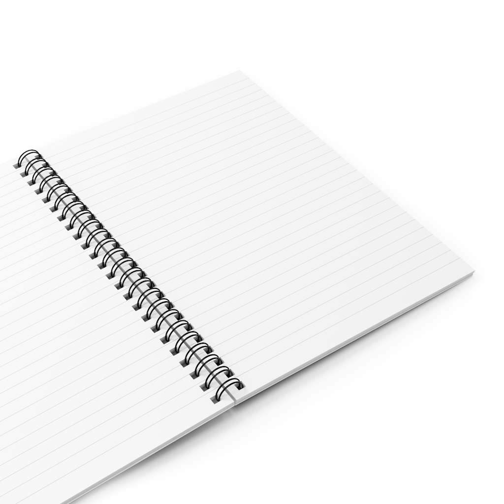 White Warrior Goddess Spiral Notebook - Ruled Line - Image 5