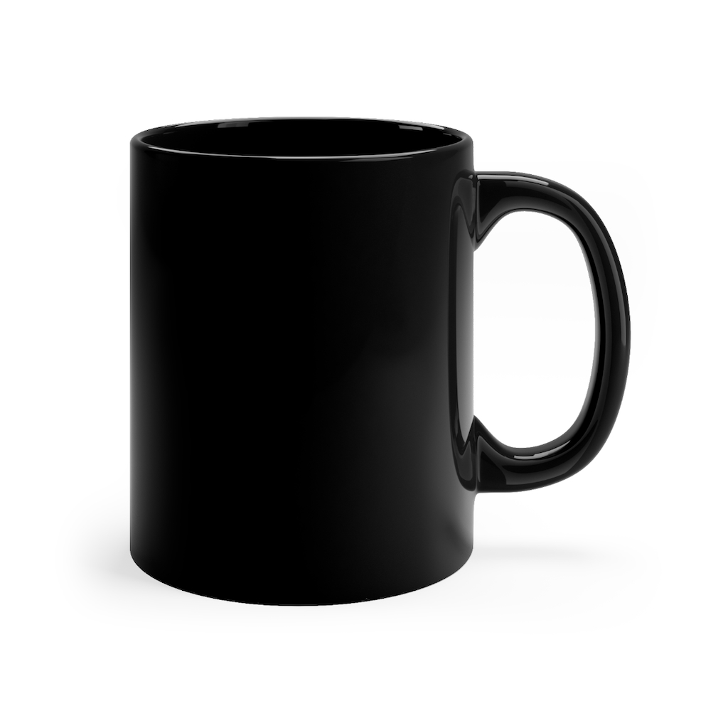 "Kettlebell Boobies" Black mug 11oz - Image 3