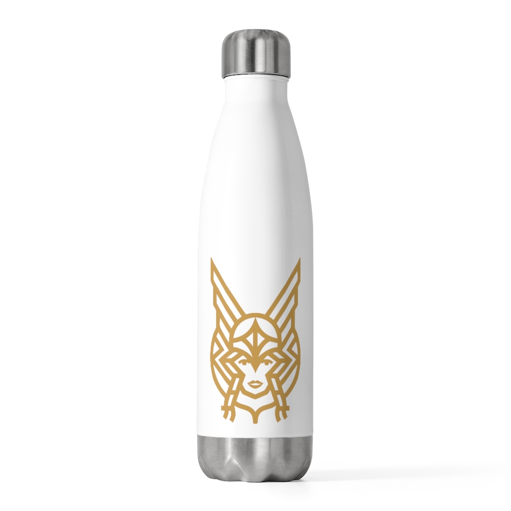 White Warrior Goddess 20oz Insulated Bottle - Image 2