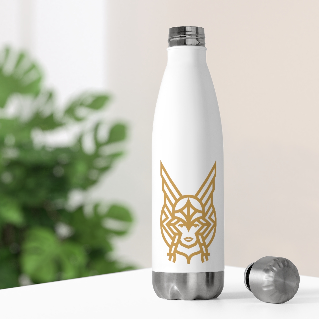 White Warrior Goddess 20oz Insulated Bottle - Image 7